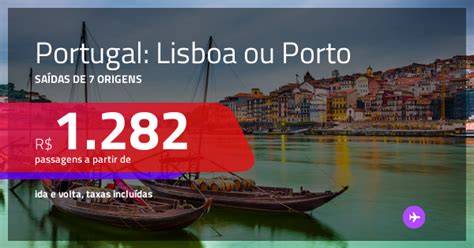 passagem aerea portugal para brasil